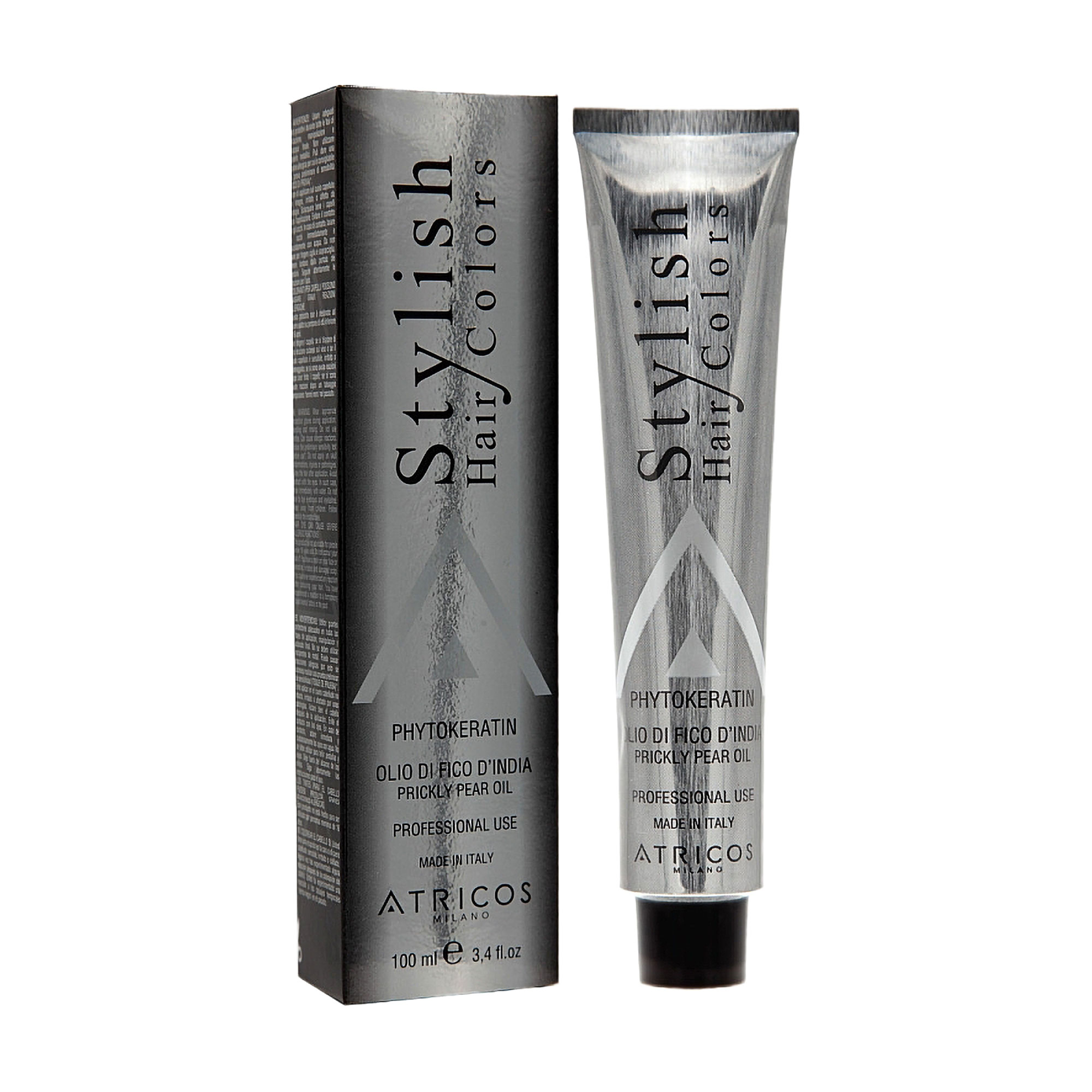 Перманентна крем-фарба для волосся Atricos Milano Stylish Hair Color 6.66 Indian Red, 100 мл